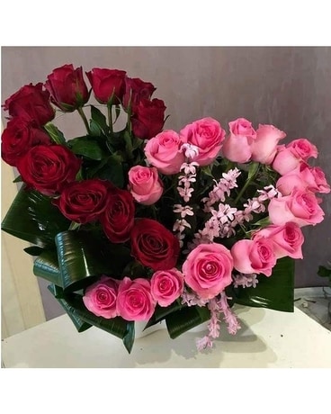 Sweet Heart Flower Arrangement