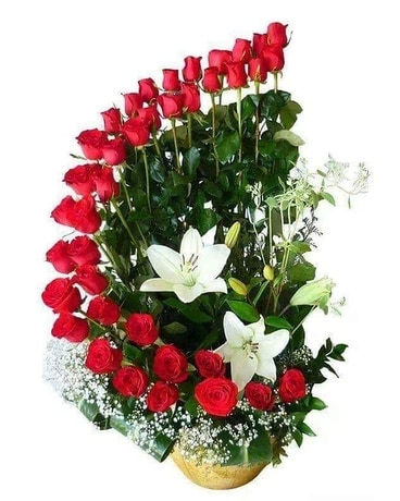 Half Staircase Flower Arrangement