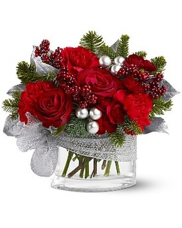 Teleflora's Silver Lining Flower Arrangement