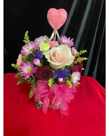 Medium Birds of Paradise Candle Flower Arrangement