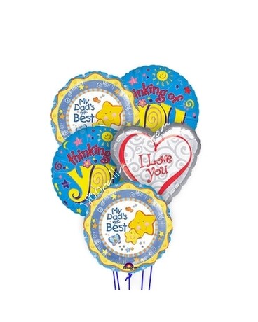 Thoughts & Love Balloons Balloon Bouquet