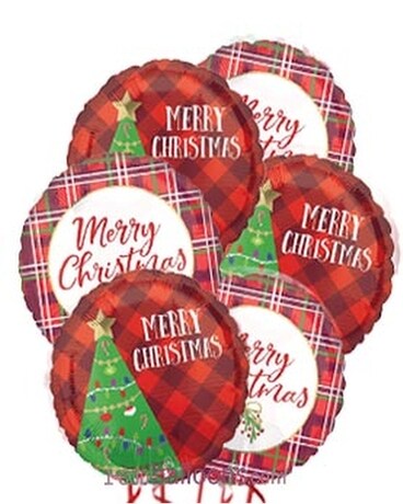 Heart of Christmas Balloon Bouquet