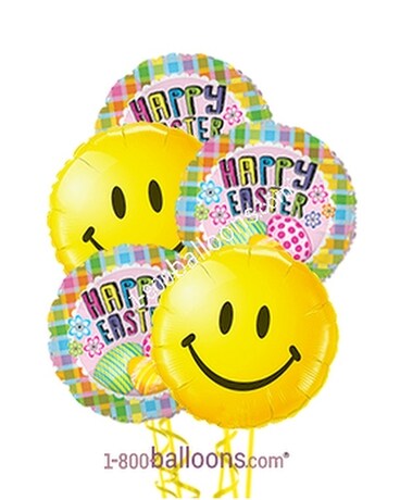 Easter Smile Balloon Bouquet