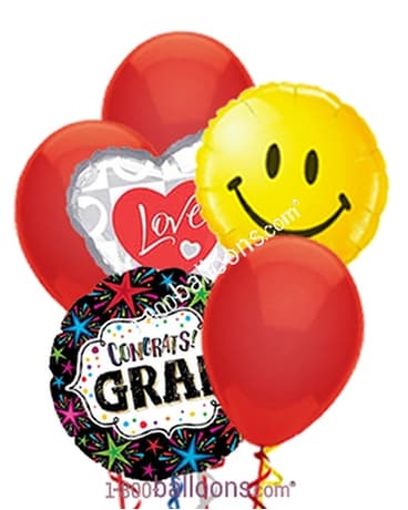 Graduation Love and Smiles Basket Arrangement