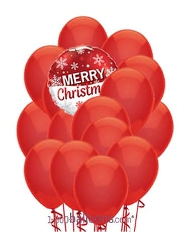 Merry Christmas Balloon Bouquet