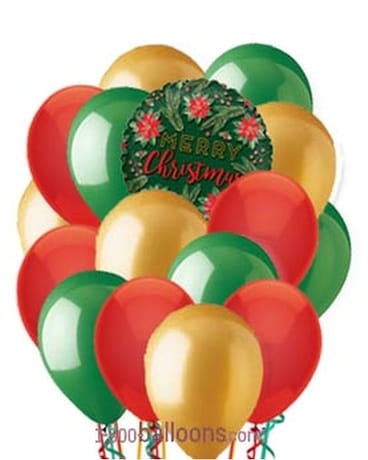 Christmas Joy Balloon Bouquet