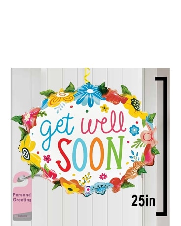 Huge Get Well Soon Mailoon! Balloon Bouquet