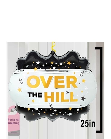 Huge Over the Hill Door Mailoon! Balloon Bouquet