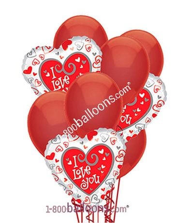 I Love You Balloon Bouquet Balloon Bouquet
