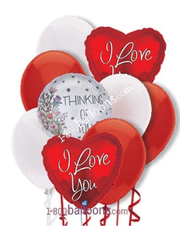 Thoughts of Love Balloons Balloon Bouquet