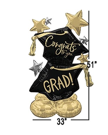 Giant Congrats to You Grad Balloon Bouquet