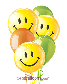 Smiles Miles Wide Balloons Balloon Bouquet