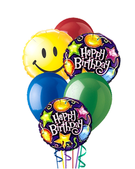 Birthday Smiles Balloon Bouquet