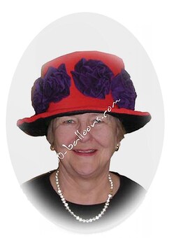 Fabulous 50 Red Hat Birthday! Balloon Bouquet