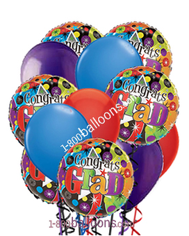 6 Latex 6 Mylar size,  inches height and  inches wide.