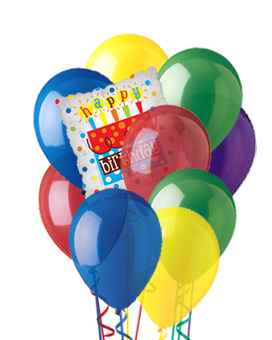 Radiant Red Birthday - 1-800 Balloons