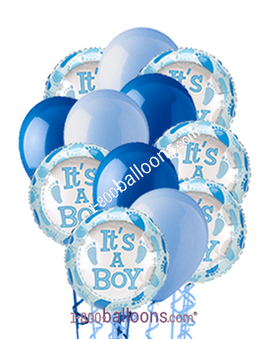 Baby Boy Congrats Balloon Bouquet