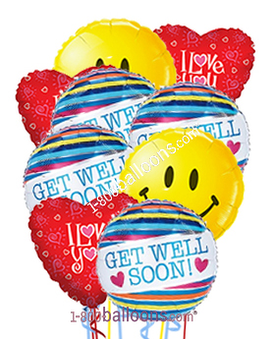 Buy 18 Speedy Recovery balloons for only 0.75 USD by Convergram - Balloons  Online