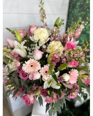 Blushing Majesty Flower Arrangement
