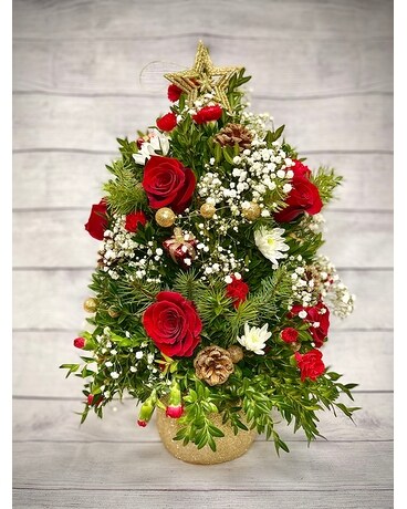 Golden Star Flower Arrangement