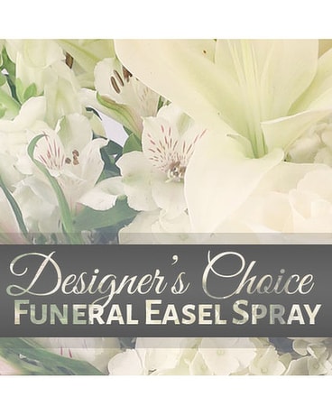 Designer's Choice Standing Spray Sympathy Arrangement