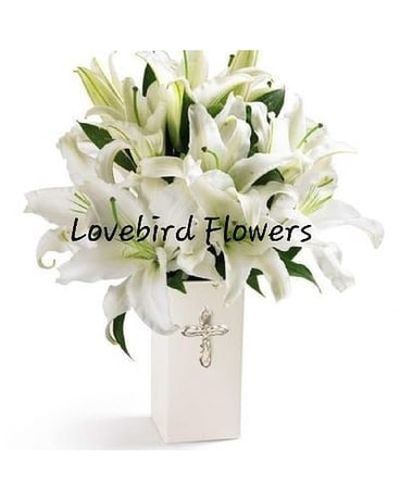 Faithful Blessing by Lovebird Flowers Flower Arrangement