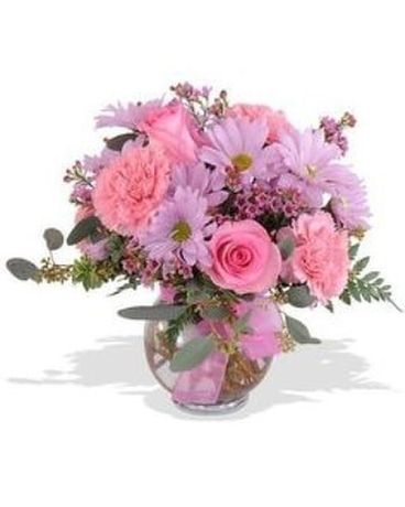 Feminine Garden  by Lovebird Flowers Flower Arrangement