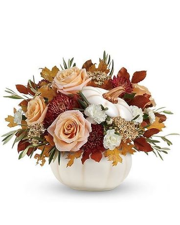 Cool Breeze in Autumn by Lovebird Flowers Flower Arrangement
