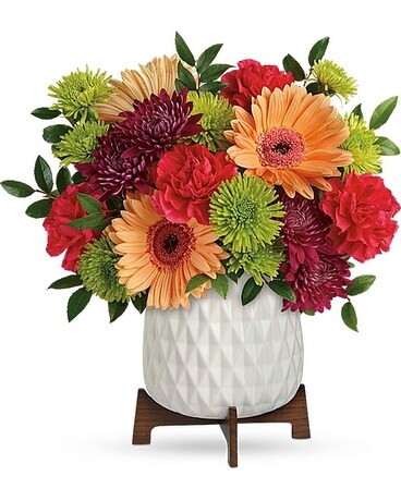 Teleflora's Mid Mod Brights Bouquet Flower Arrangement