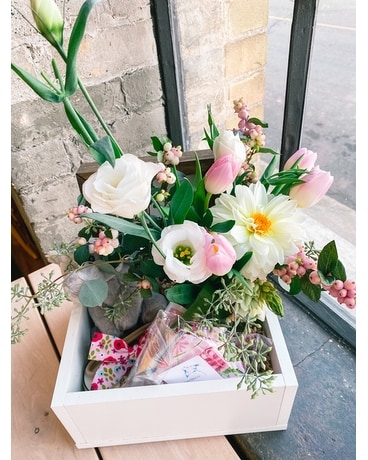 Baby Box Flower Arrangement
