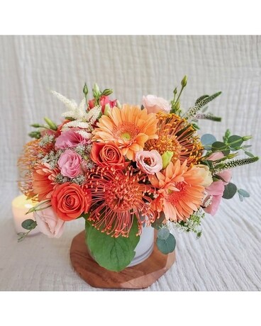 Brantford Blooms - Orange Explosion Flower Arrangement
