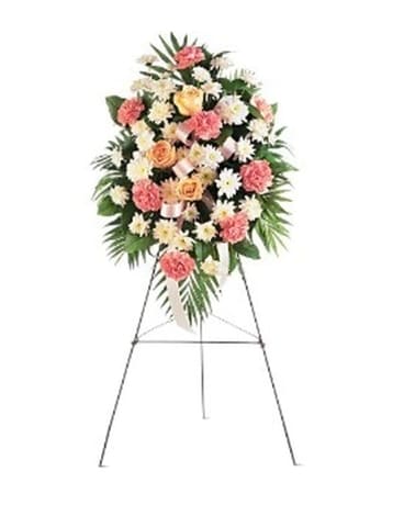 Funeral Easel-Designer Flower Arrangement