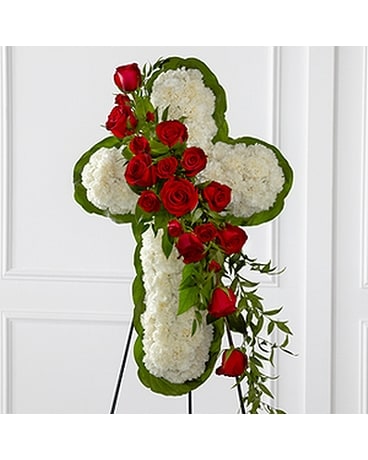 Floral Cross Flower Arrangement