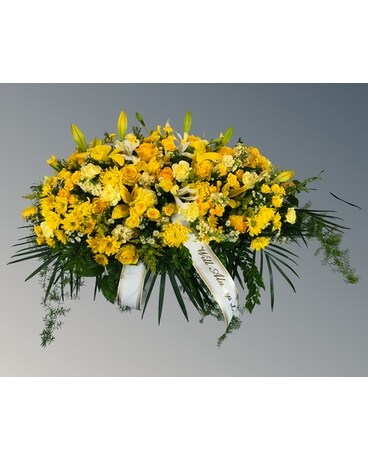 My Sunshine Funeral Casket Spray Flowers