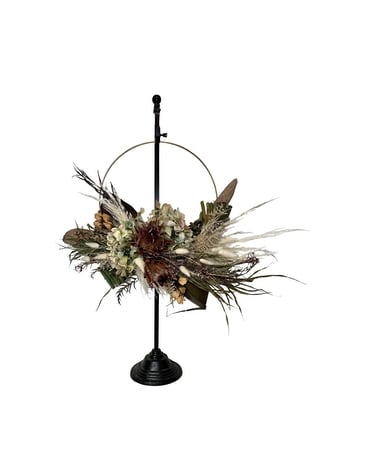 Driftwood Dried Floral Wreath Dried Flowers