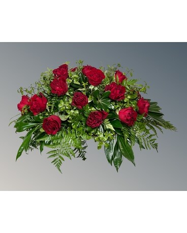 Heart Felt Sympathy Casket Spray Funeral Casket Spray Flowers