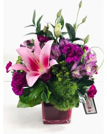 Spring Lily Flower Arrangement