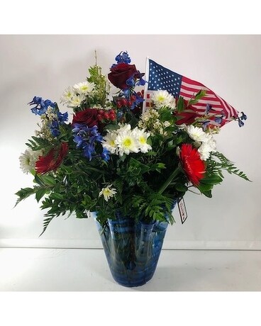 Patriotic Splendor Flower Arrangement