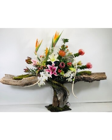 Beach Dreams and Driftwood Flower Arrangement