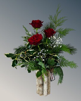 Holiday Birch Delight Flower Arrangement