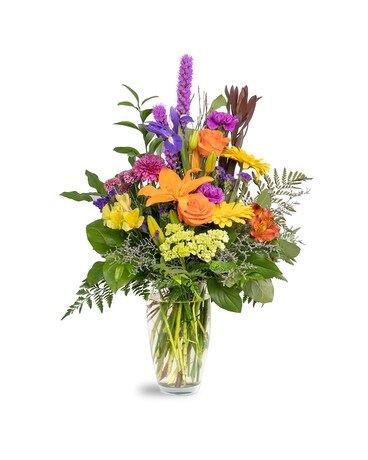 Blooming Rainbow Flower Arrangement