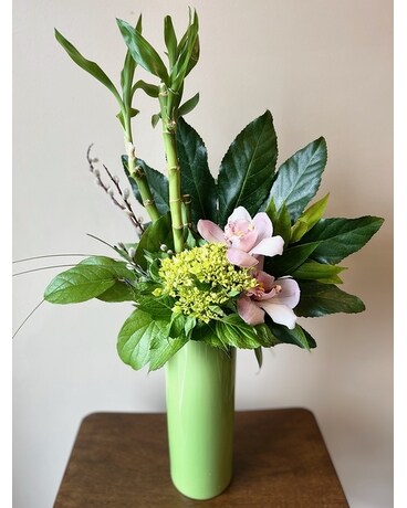 Lucky Bamboo Flower Arrangement