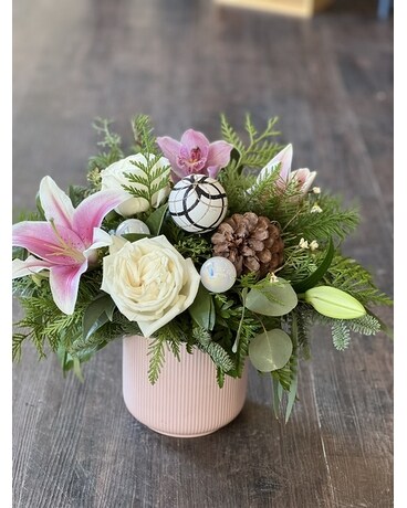 Pastel Winter Flower Arrangement