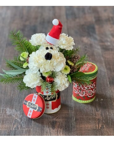Santa's Little Helper Flower Arrangement