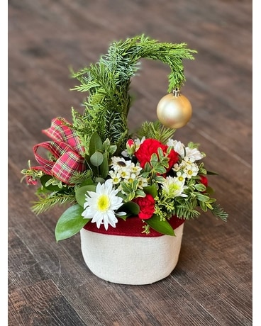 Blooming Grinch Flower Arrangement