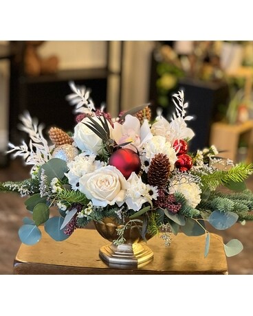 Holiday Urn Flower Arrangement