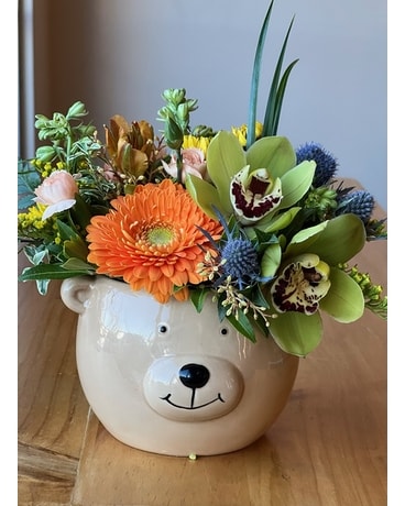 Baby Bear Flower Arrangement