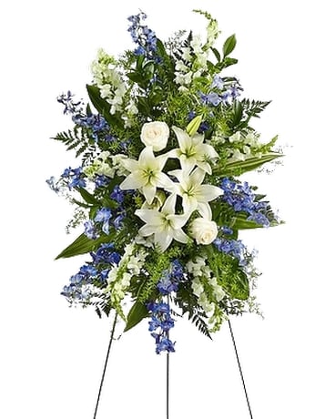 Faithful Friend Standing Spray in Chantilly VA - Chantilly Flowers