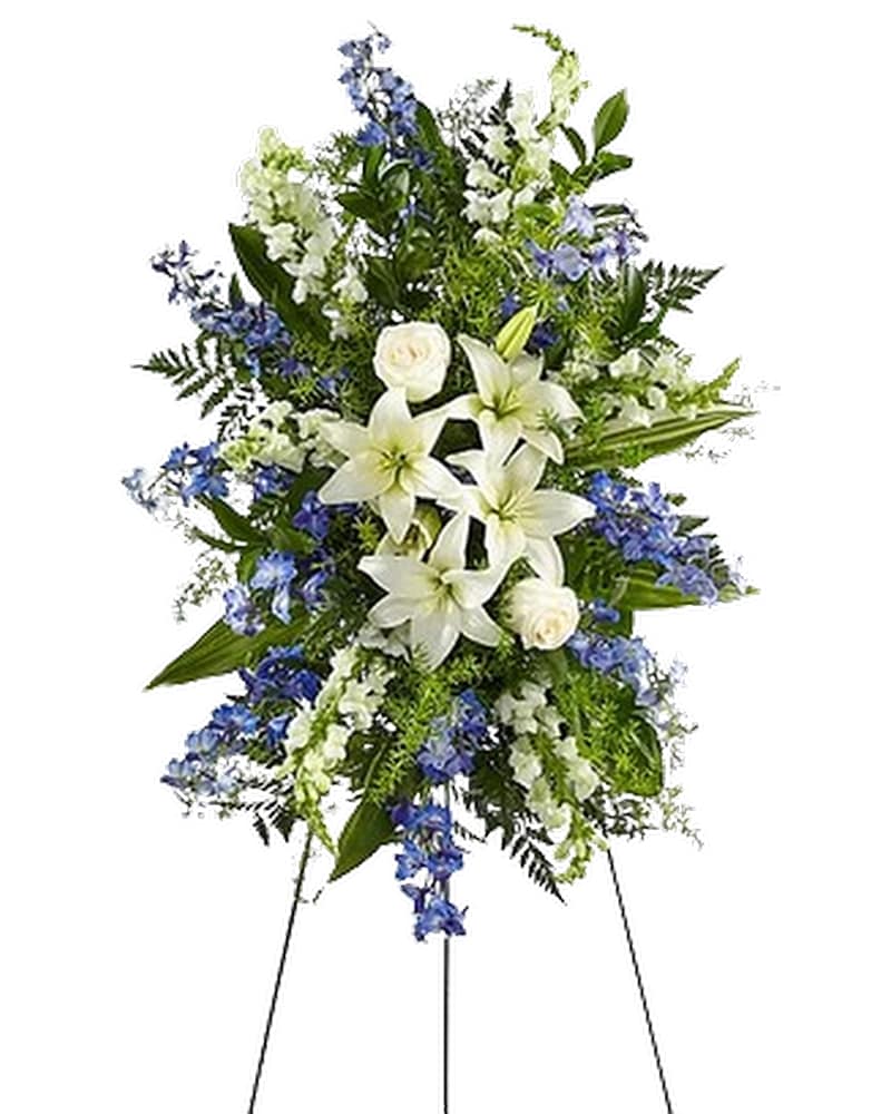 Faithful Friend Standing Spray in Chantilly VA - Chantilly Flowers