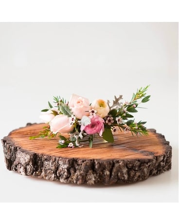 Pink Wrist Corsage Flower Arrangement